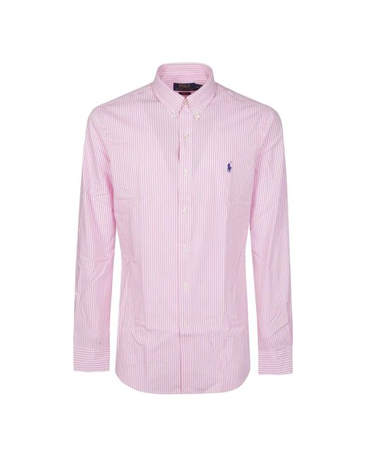 Ralph Lauren Sportliches langarmshirt in Pink für Herren