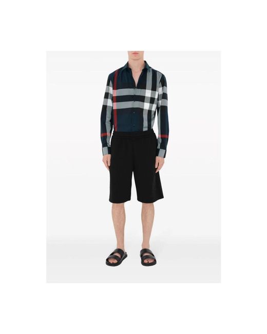 Burberry Overhemden ,Veelkleurig ,Katoen Summerton Shirt in het Multicolor voor heren