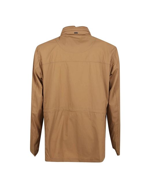 Herno Brown Light Jackets for men