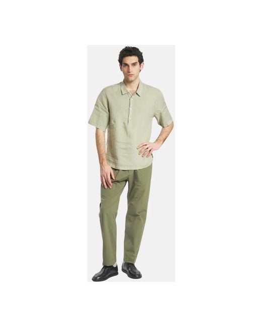 Barena Green Slim-Fit Trousers for men