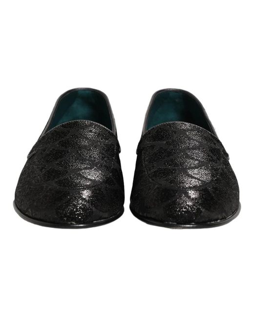 Dolce & Gabbana Black Loafers for men