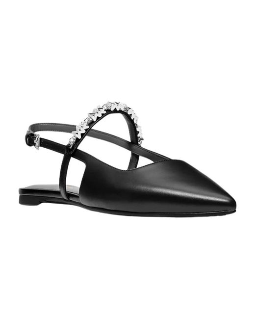 Michael Kors Black Ballerinas