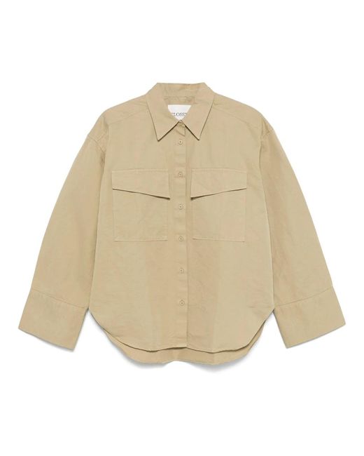 Closed Utility Shirt in het Natural