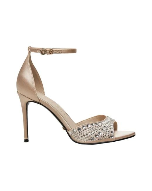 Guess White High Heel Sandals