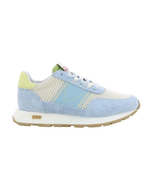 Philippe Model Blue Ecru Low Tour Damenschuhe