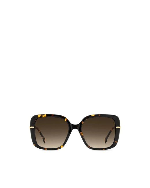 Carolina Herrera Metallic Sunglasses