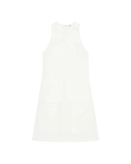 Courreges White Short Dresses