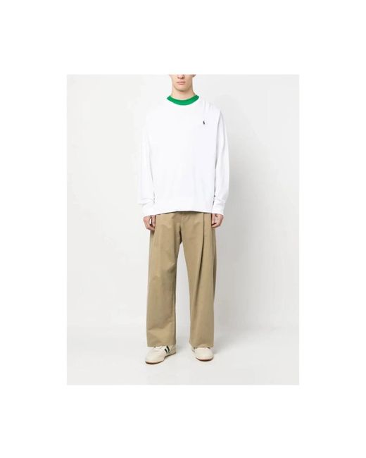 Polo Ralph Lauren White Sweatshirts for men