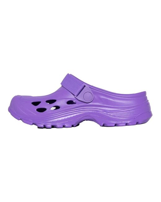 Suicoke Purple Clogs for men
