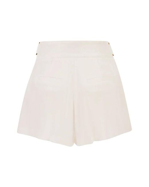 Elisabetta Franchi White Casual Shorts