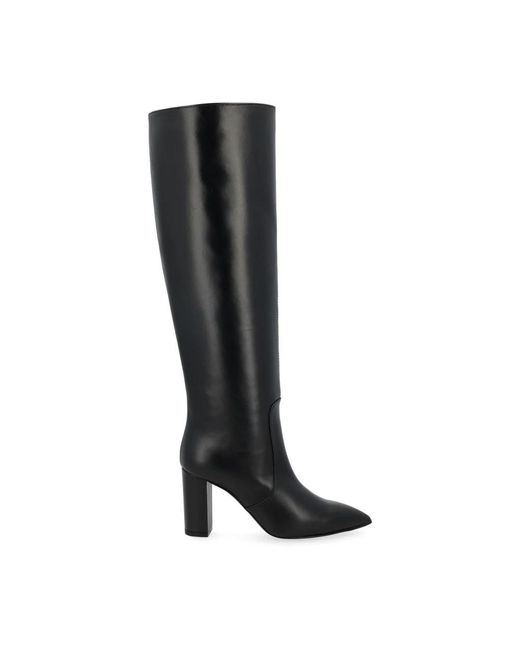 Heeled Boots Via Roma 15 de color Black