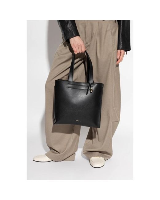 Furla Black Tote Bags