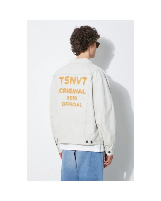 Denim Jackets di Thisisneverthat in White da Uomo
