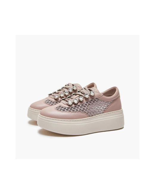 Emanuélle Vee Pink Sneakers