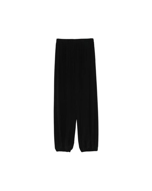 Alysi Zijden Joggingbroek in het Black