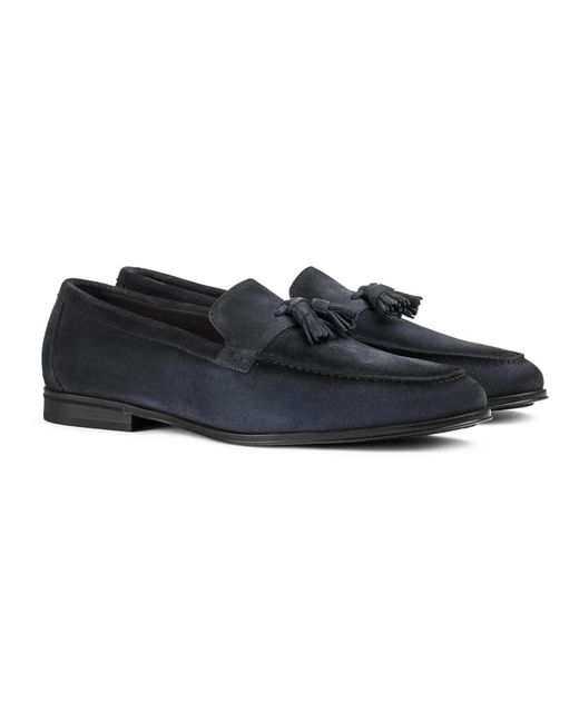 Doucal's Blue Loafers for men
