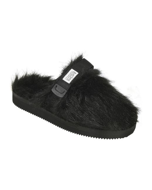 Suicoke Black Slippers