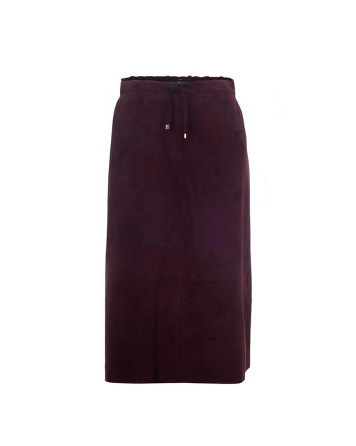 Max Mara Purple Midi Skirts