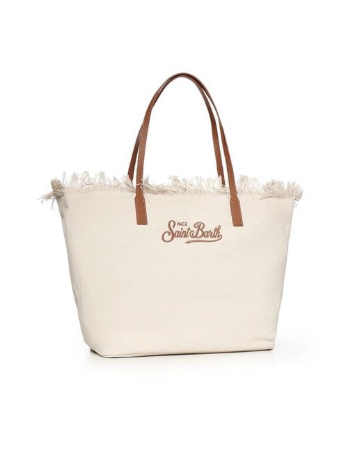Mc2 Saint Barth Natural Tote Bags