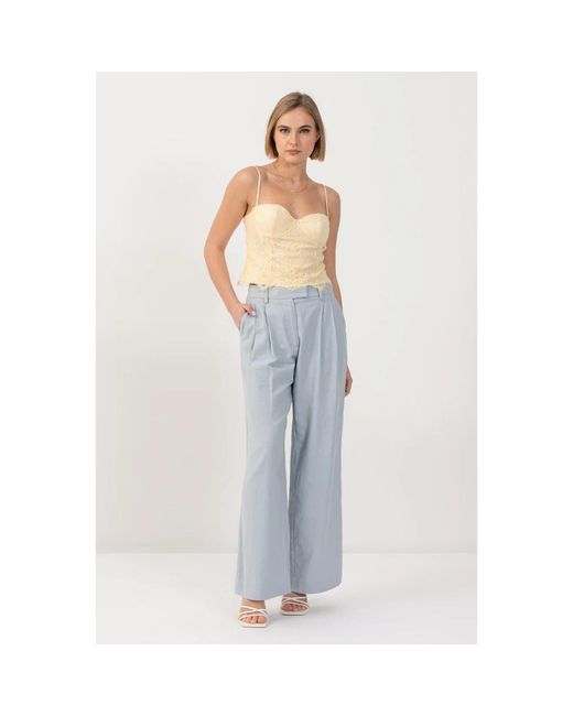 Kocca Blue Sleeveless Tops