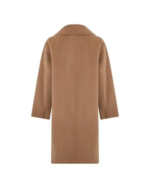 Max Mara Brown Double-Breasted Coats