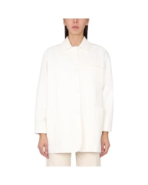 Max Mara White Light Jackets