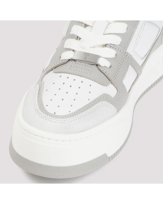 AMI Weiß aschgrau arcade sneakers in White für Herren