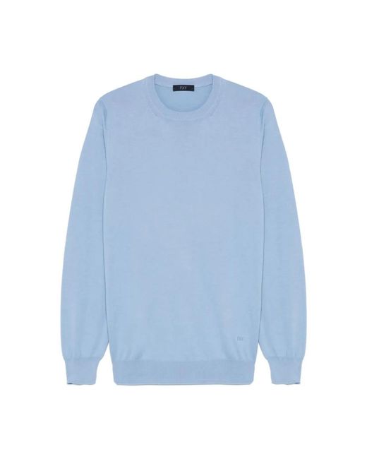 Fay Hoodies & Sweatvesten ,Blauw ,Diepblauwe Stijlvolle Sweatshirt Voor Mannen in het Blue voor heren