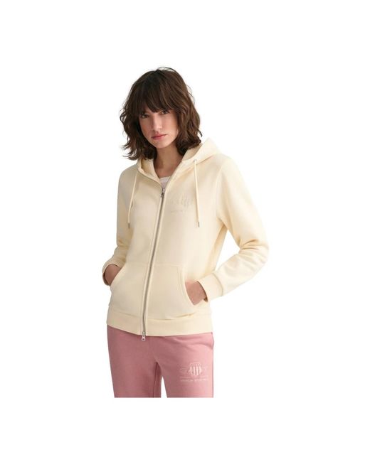 Zip-Throughs di Gant in Natural