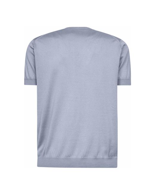 Giorgio Armani T-Shirts in het Blue voor heren