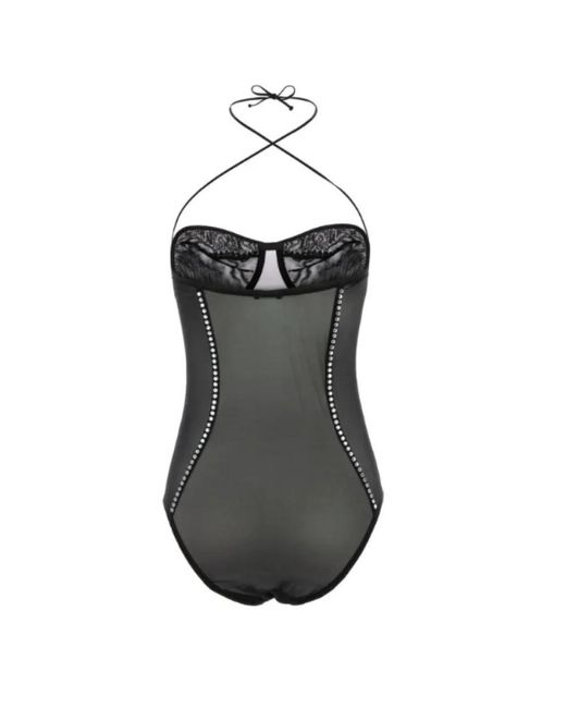 Oseree Square-Neck One Piece Badpak in het Black