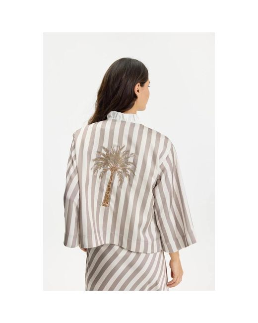 iN FRONT Blouse in het Gray