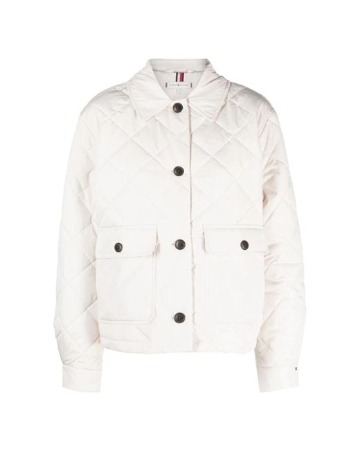 Tommy Hilfiger White Light Jackets