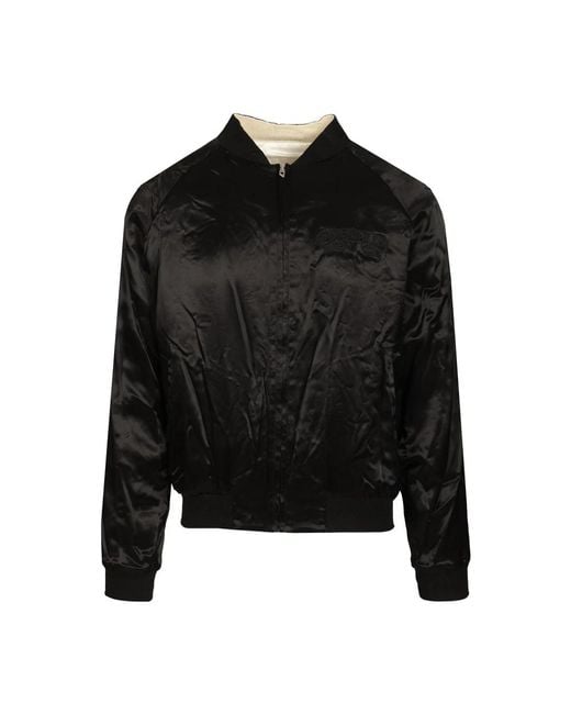 DIESEL Black Bomber Jackets for men