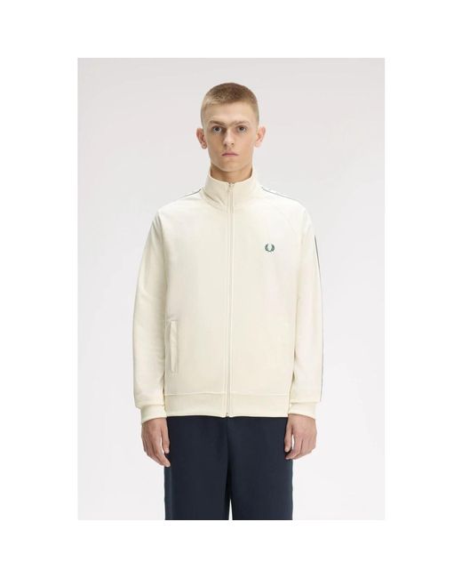 Zip-Throughs Fred Perry de hombre de color Natural