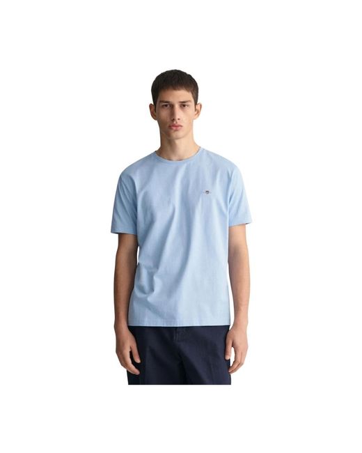 Gant T-shirts in Blue für Herren