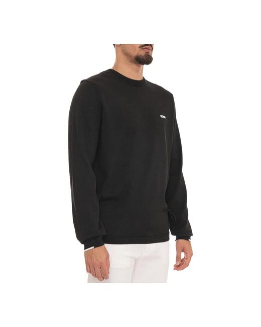 Boss Black Round-Neck Knitwear for men