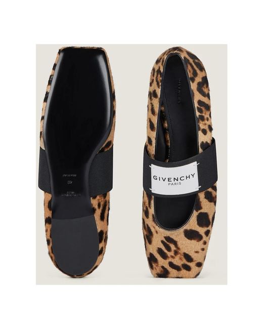 Givenchy Brown Ballerina Shoes