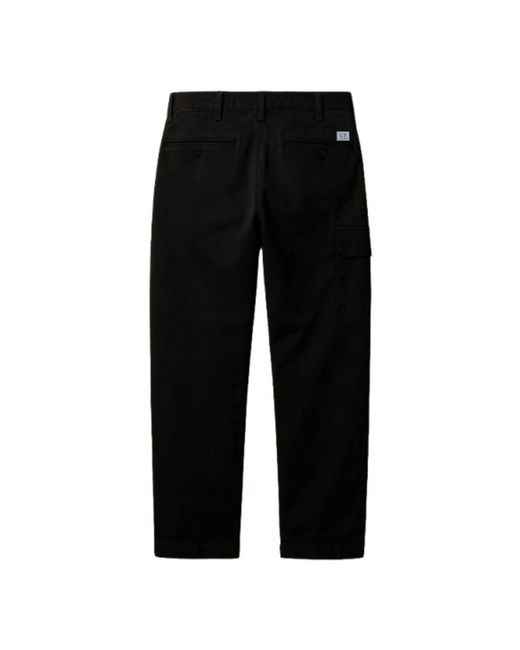 C P Company Black Chinos for men
