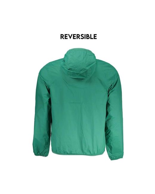 K-Way Green Rain Jackets for men