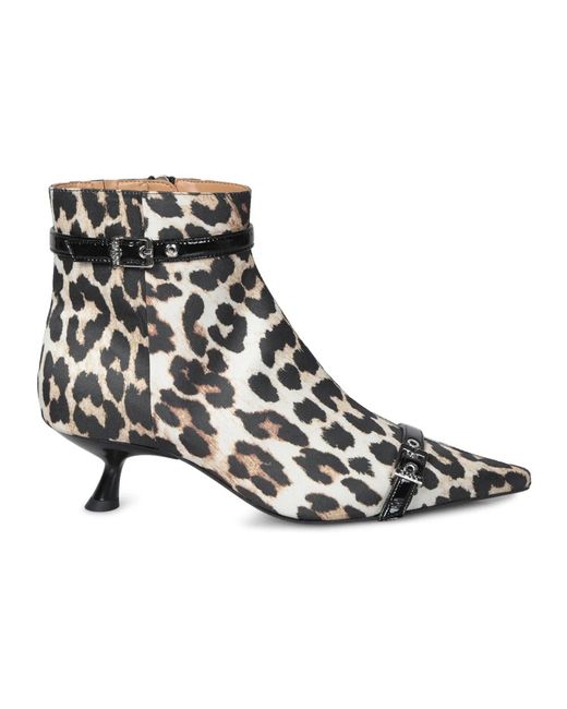 Ganni Black Heeled Boots