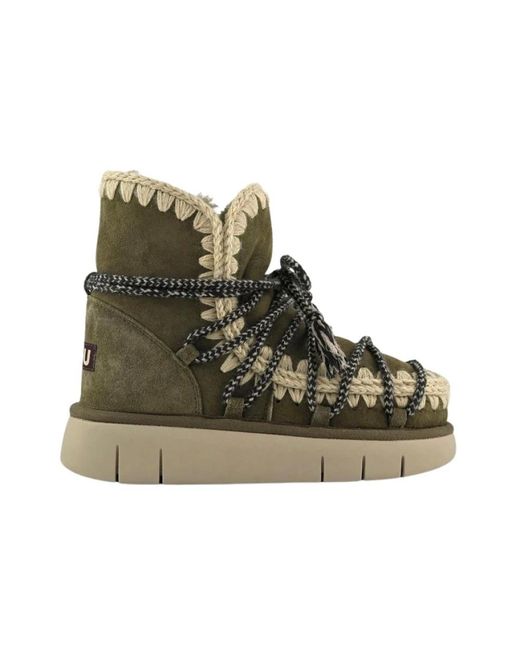 Mou Green Winter Boots