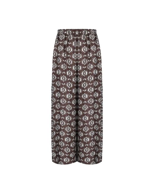 Weekend by Maxmara Wide Trousers in het Brown