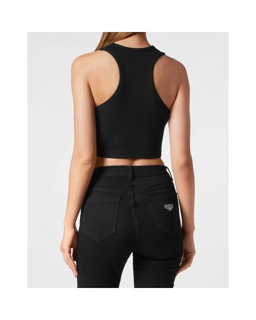 Philipp Plein Tanktop in het Black