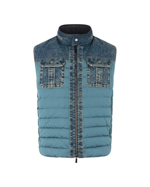 Moorer Blue Vests for men