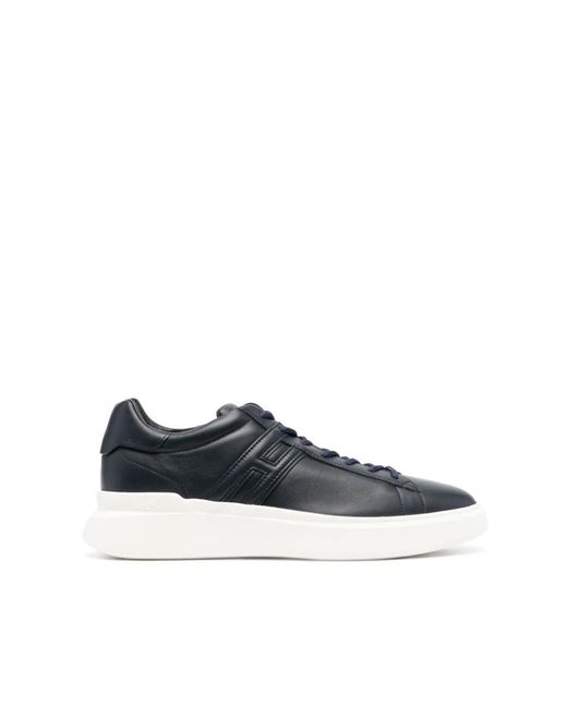 Sneakers in pelle blu di Hogan in Blue da Uomo