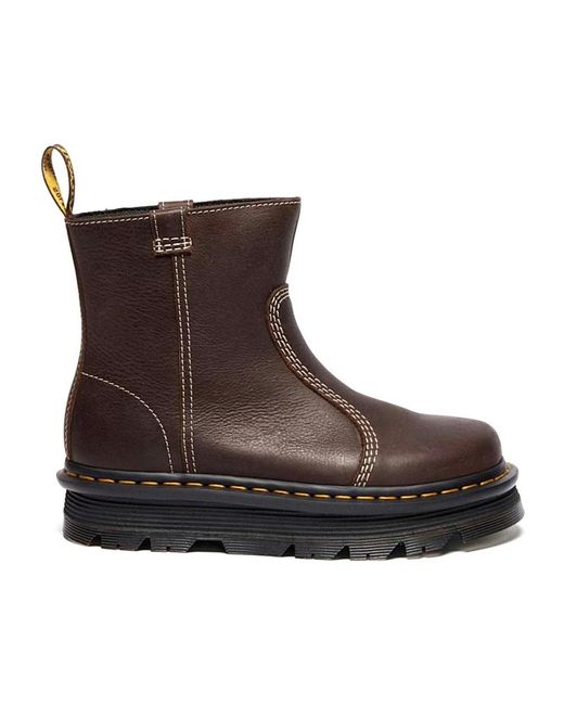 Dr. Martens Brown Ankle Boots