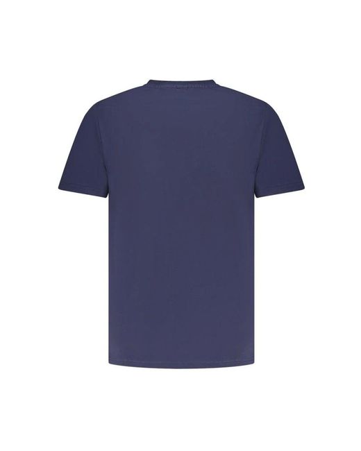 North Sails Blaues baumwoll-crew-neck-t-shirt in Blue für Herren