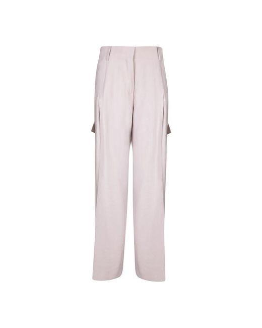 Blanca Vita Pink Straight Trousers