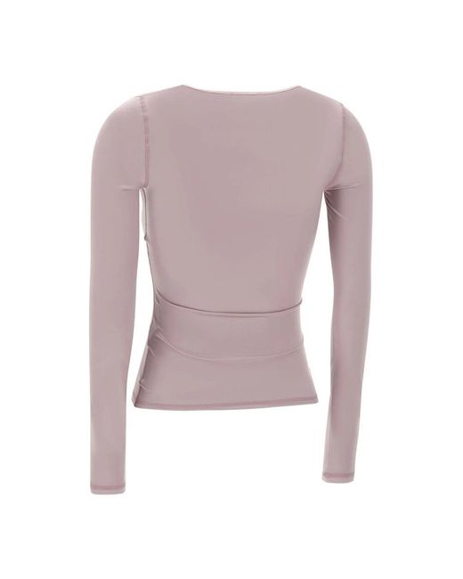 DIESEL Pink Long Sleeve T-Shirts